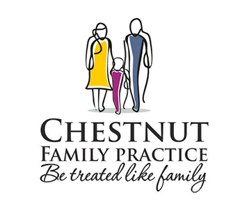 line art logo design for family clinic practice